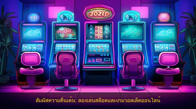 สัมผัสความตื่นเต้น: ลองเล่นสล็อตและเกมวอลเล็ตออนไลน์